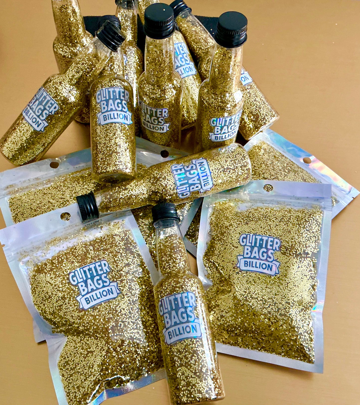 Gold Glitter Mix - Premium Glitter for Tumblers, DIY and makeup