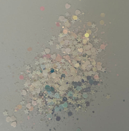 Snow Chunky Glitter Mix