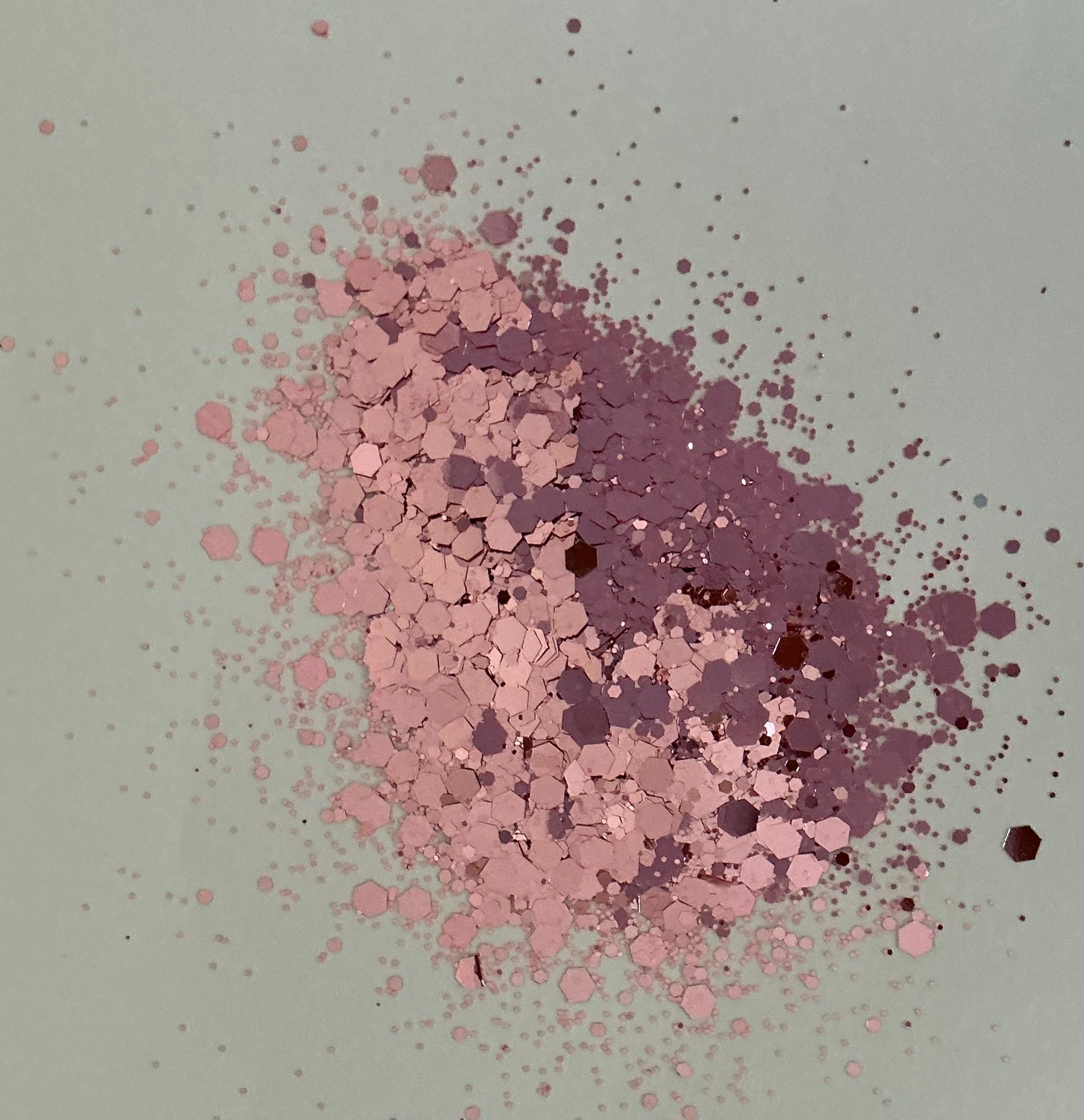 Blush Pink Chunky Glitter Mix Bag