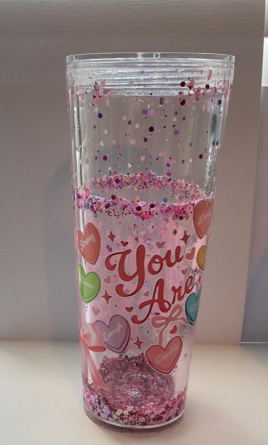 24oz Snowglobe Tumbler