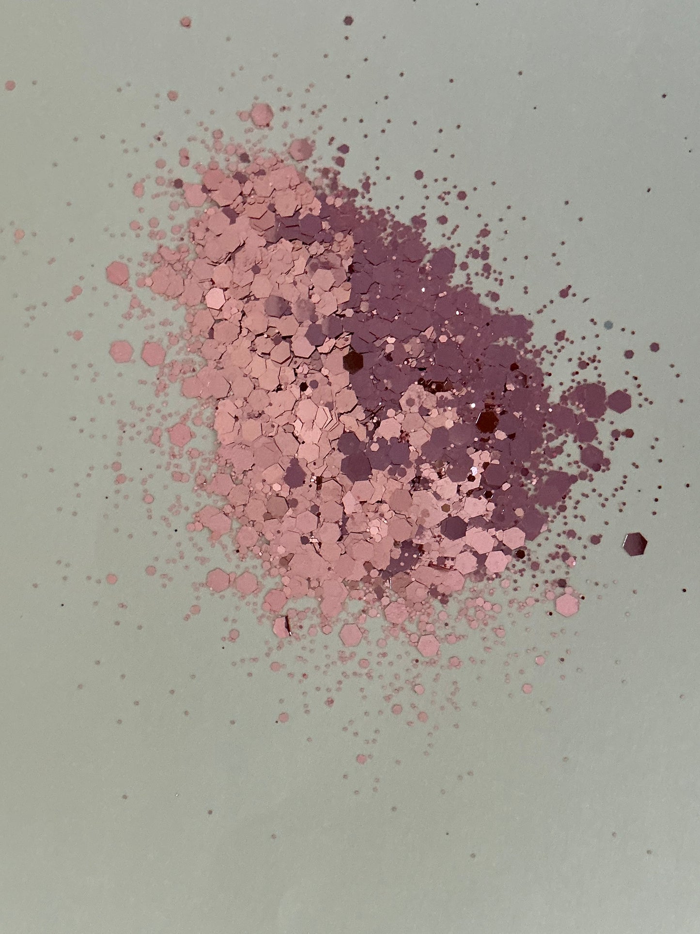 Blush Pink Chunky Glitter Mix Bag