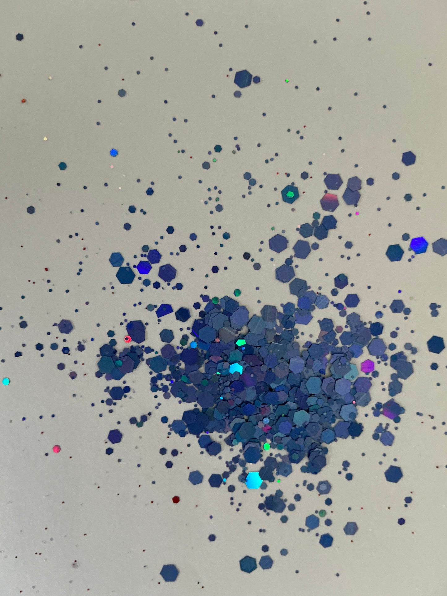 Holographic Laser Blueberry - Royal Blue