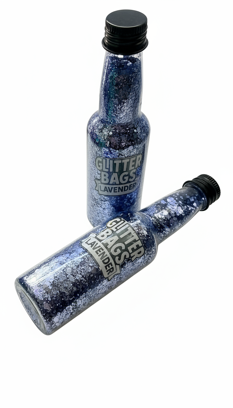 Lavender Chunky Glitter Mix Bag