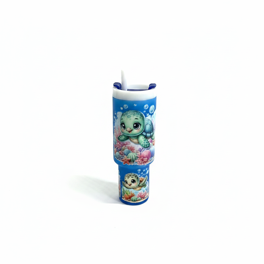 Sea Turtle Tumbler Keychain